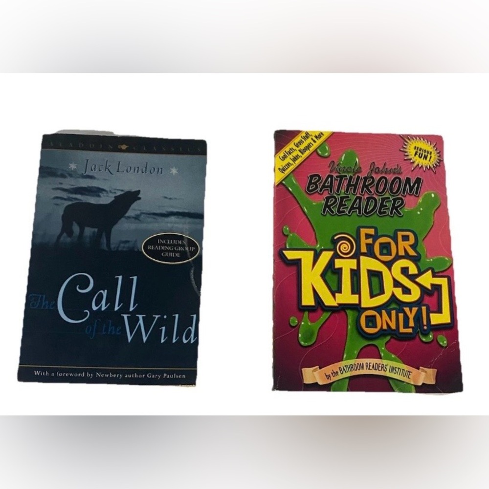 Call Of The Wild & Uncle John’s Bathroom Reader For Kids Only Book Bundle